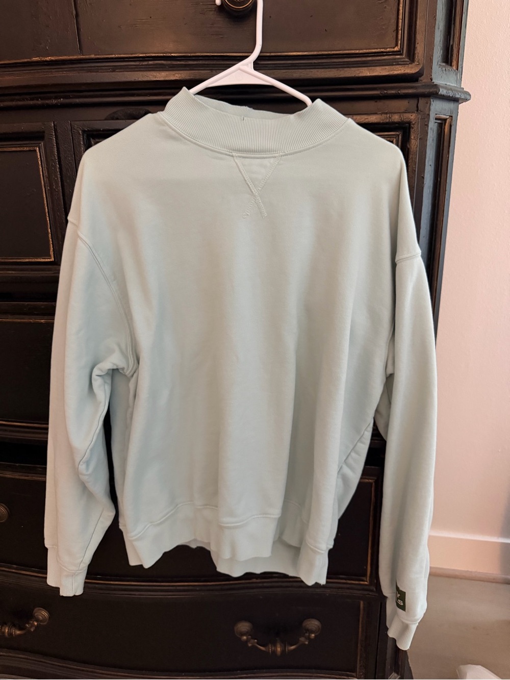 Daily Drills Crewneck Sweater in Pale Mint